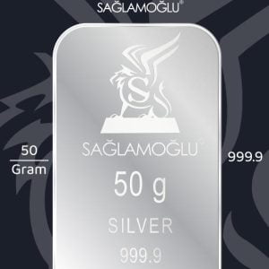 50 gram külçe gümüş