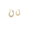 14 Ayar Altın Halka Küpe 1,3 cm.